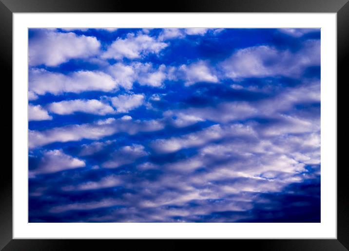 Blue Skies Framed Mounted Print by Rebecca  Young