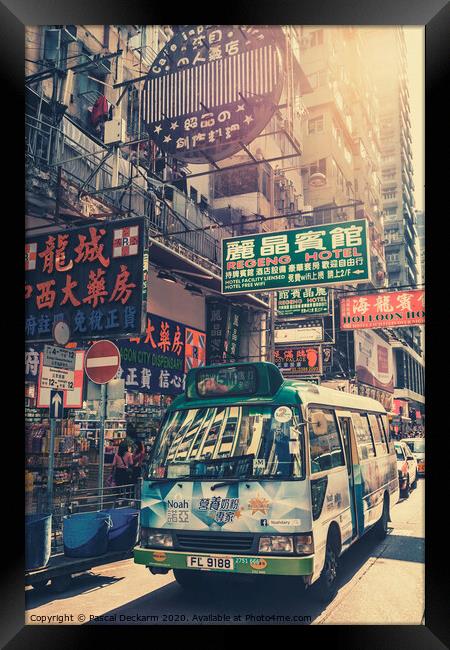 Hong kong Signs II Framed Print by Pascal Deckarm