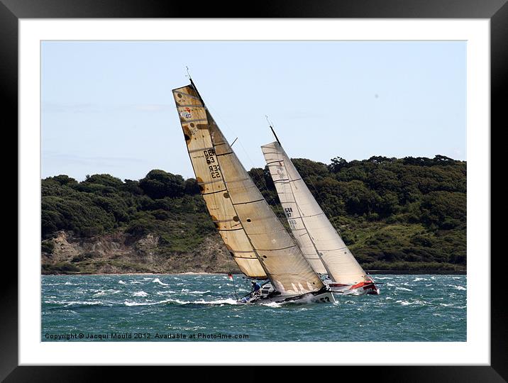 Rolex Fastnet Race Framed Mounted Print by Jacqui Mould