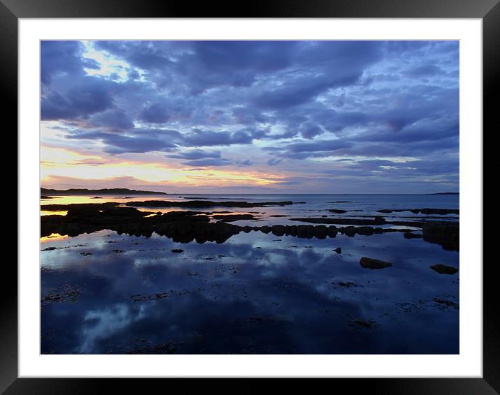 Seahouses Northumberland Framed Mounted Print by Alan Todd