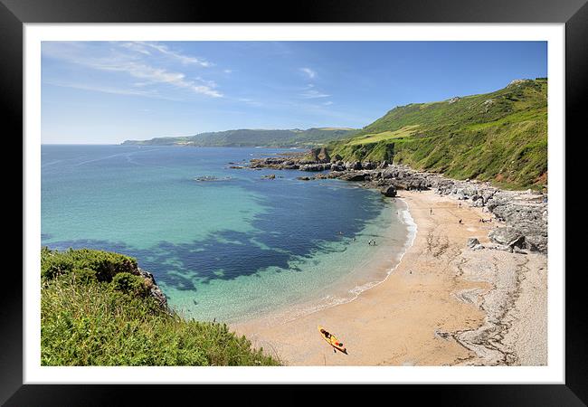 Great Mattiscombe Sand Framed Print by Andrew Roland