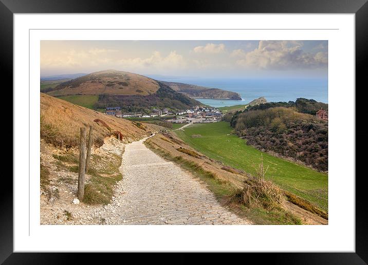 West Lulworth Framed Mounted Print by Andrew Roland
