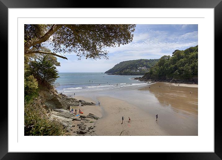 Salcombe Framed Mounted Print by Andrew Roland