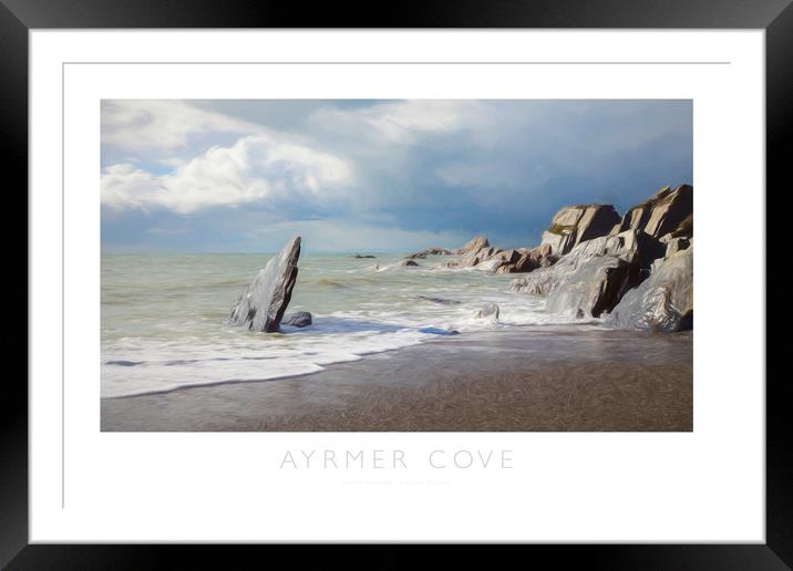 Ayrmer Cove Framed Mounted Print by Andrew Roland
