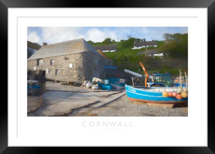 Cornwall Framed Mounted Print by Andrew Roland