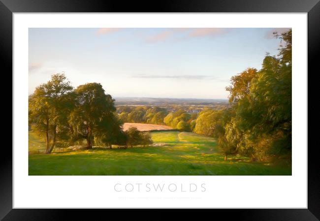 Cotswolds Framed Print by Andrew Roland