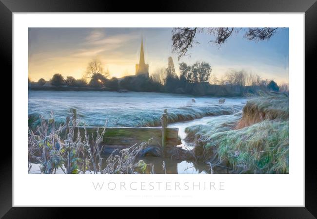 Worcestershire Framed Print by Andrew Roland