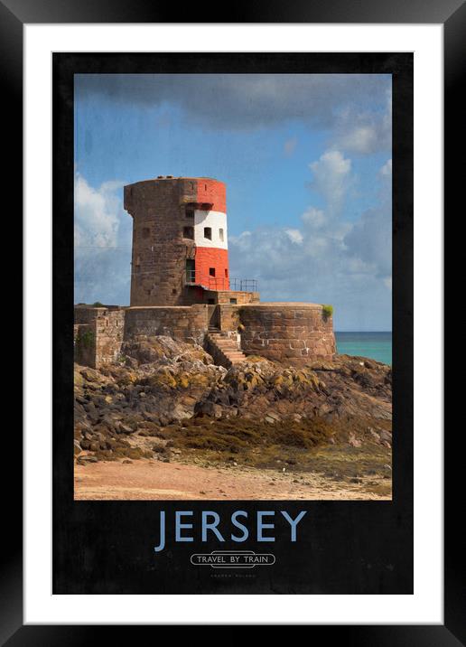 Jersey Framed Mounted Print by Andrew Roland