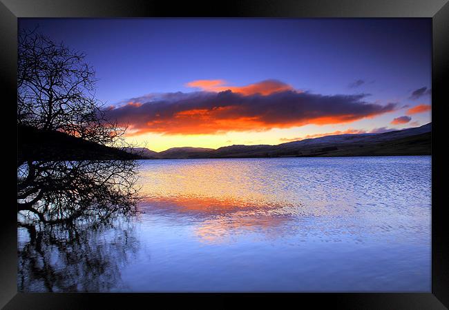 Loch Freuchie - a winters sunrise Framed Print by James Marsden