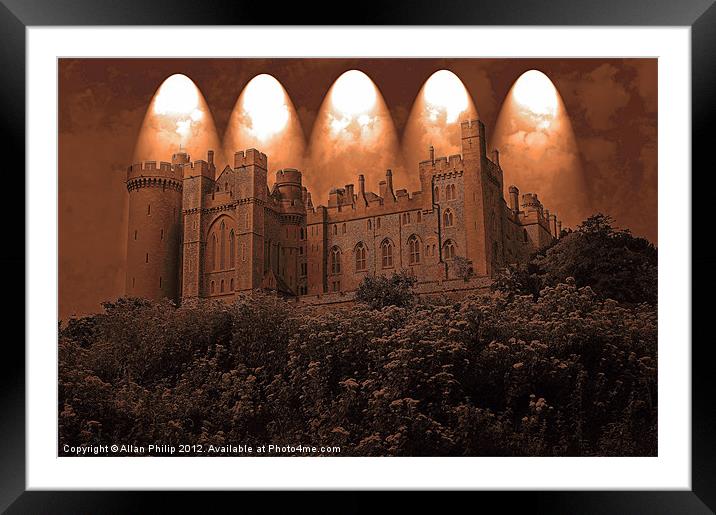 Arundel Castle, Arundel, West Sussex Framed Mounted Print by Allan Philip