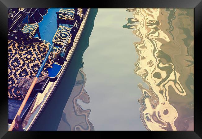 Reflections in Venice Framed Print by Chiara Cattaruzzi