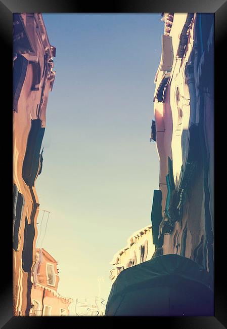 Reflections in Venice Framed Print by Chiara Cattaruzzi