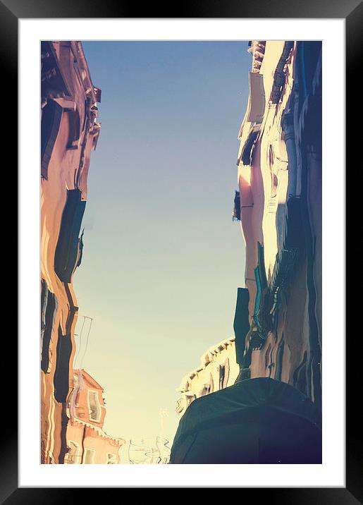 Reflections in Venice Framed Mounted Print by Chiara Cattaruzzi