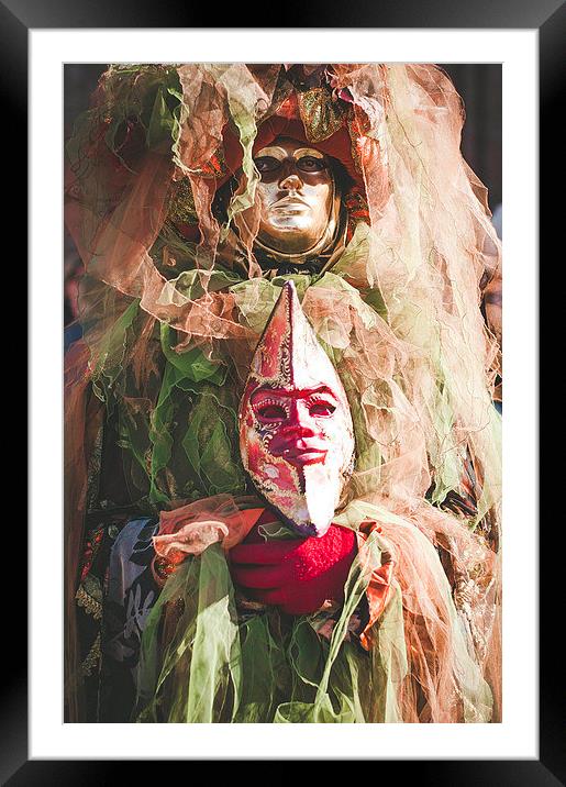 Carnival in Venice Framed Mounted Print by Chiara Cattaruzzi