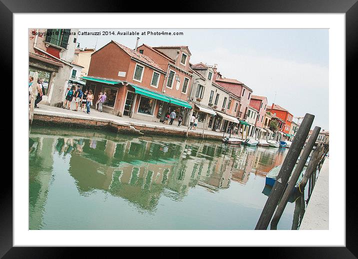 Views of Murano Framed Mounted Print by Chiara Cattaruzzi