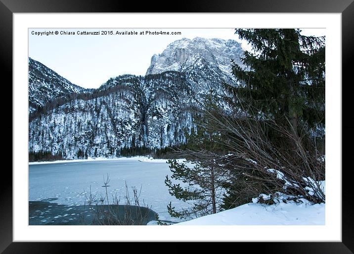  Snowy mountains Framed Mounted Print by Chiara Cattaruzzi