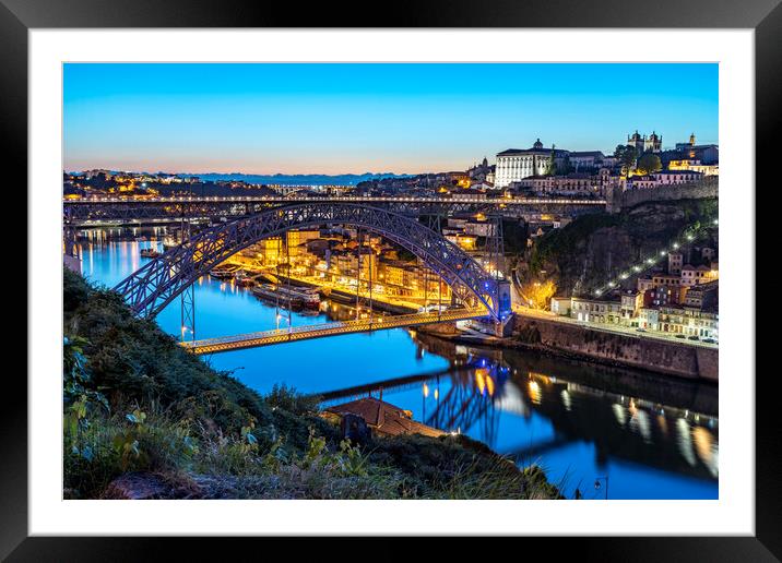 Porto, Portugal Framed Mounted Print by peter schickert