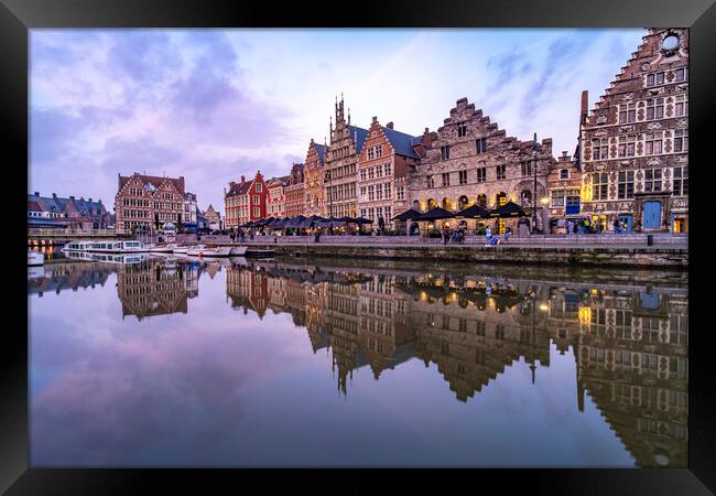 Gent Belgium Framed Print by peter schickert