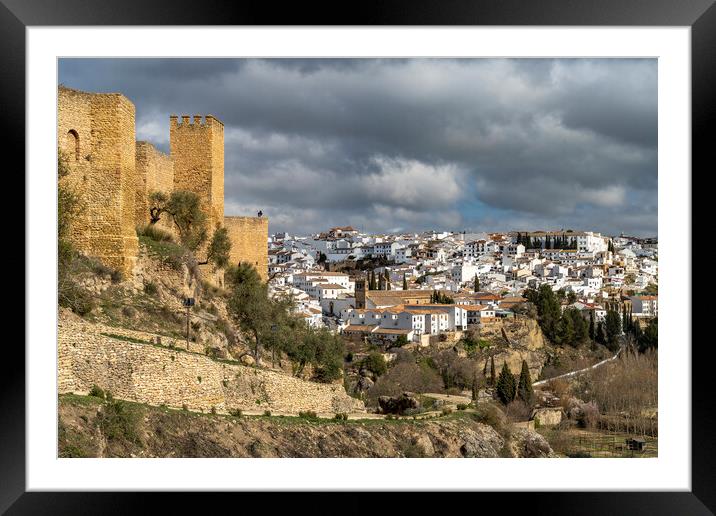 Ronda  Andalusia Framed Mounted Print by peter schickert