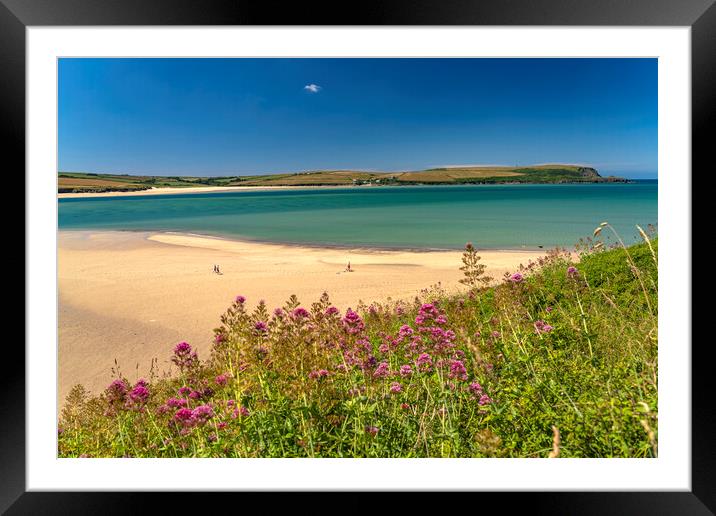 Daymer Bay Framed Mounted Print by peter schickert