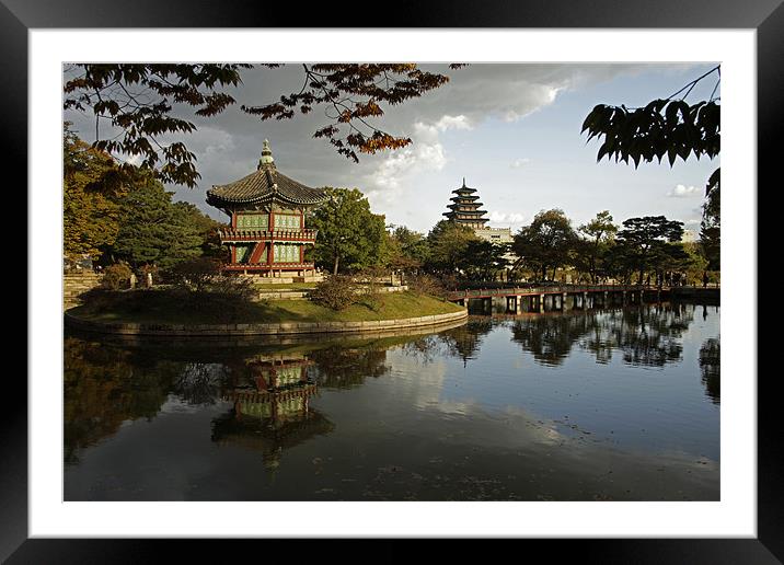 Gyeongbokgung Palace Framed Mounted Print by peter schickert