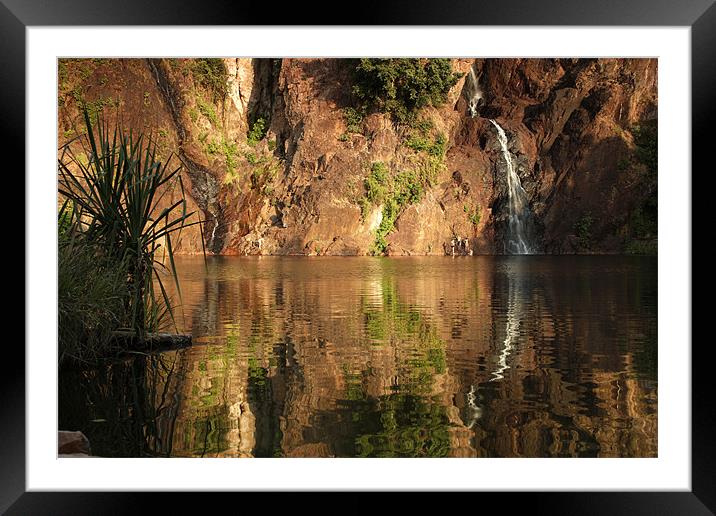 Wangi Falls, Australia Framed Mounted Print by peter schickert