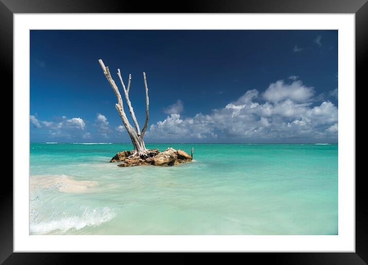 Punta Cana,  Dominican Republic Framed Mounted Print by peter schickert