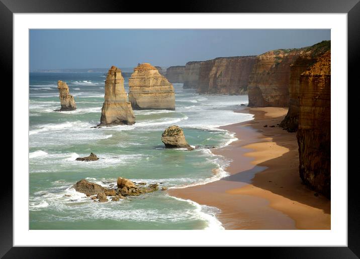 The Twelve Apostles Framed Mounted Print by peter schickert
