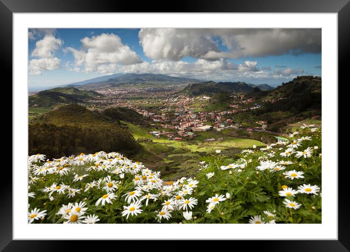 Anaga mountains, Tenerife, Canary Islands, Framed Mounted Print by peter schickert
