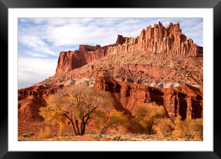 Capitol Reef National Park Framed Mounted Print by peter schickert