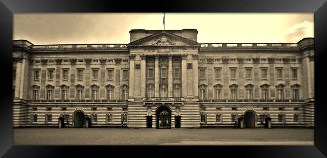 Front entrance of Buckingham Palace Framed Print by Nick Wardekker