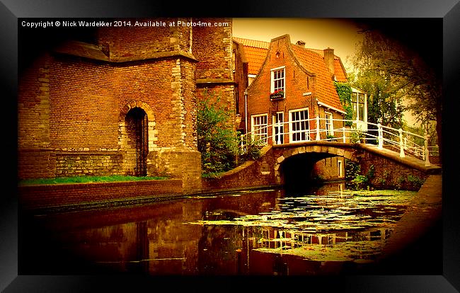  Historic Delft  Framed Print by Nick Wardekker