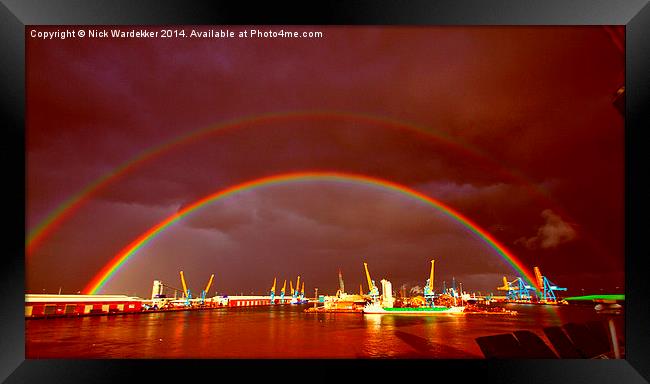  Over The Rainbow Framed Print by Nick Wardekker