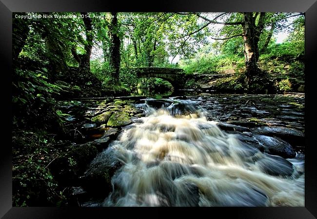  Rushing Rivelin Framed Print by Nick Wardekker