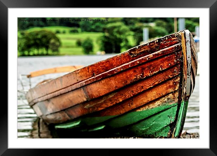 Boating On Coniston Water Framed Mounted Print by Nick Wardekker