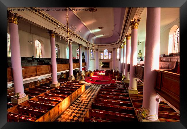  Inside All Saints Church Gainsborough  Framed Print by Nick Wardekker