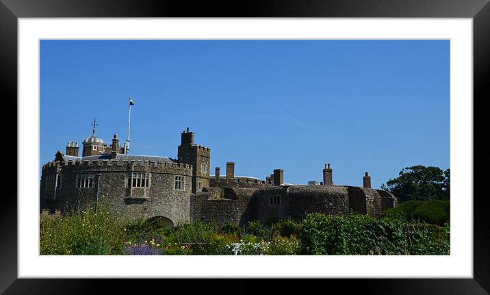Walmer Castle, Kent Framed Mounted Print by claire beevis