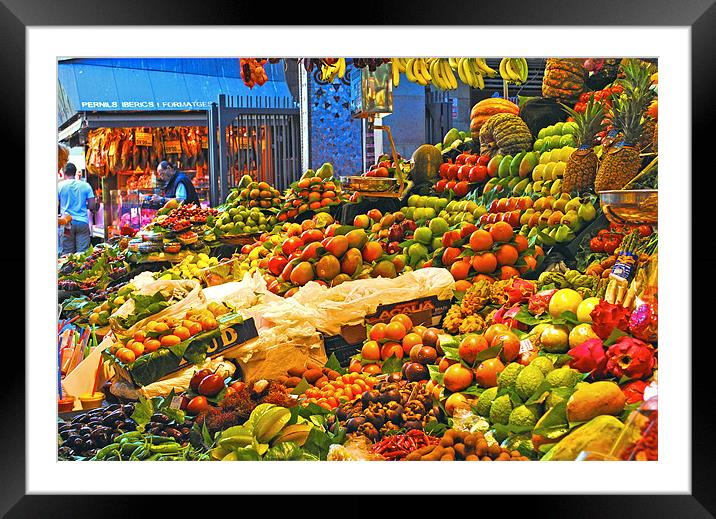 Smoothie Delight Framed Mounted Print by Mark Ewels