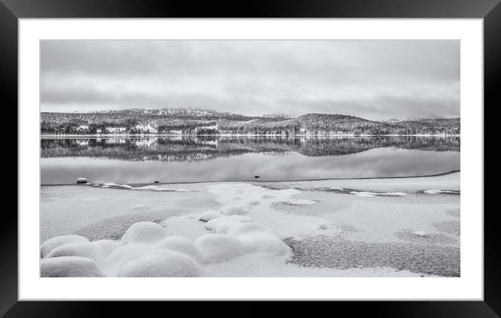 Reflections of Winter Framed Mounted Print by Sue MacCallum- Stewart