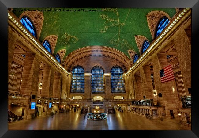 Grand Central Terminal Framed Print by Susan Candelario