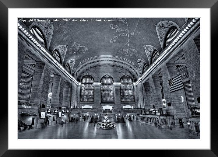 Grand Central Terminal, Framed Mounted Print by Susan Candelario