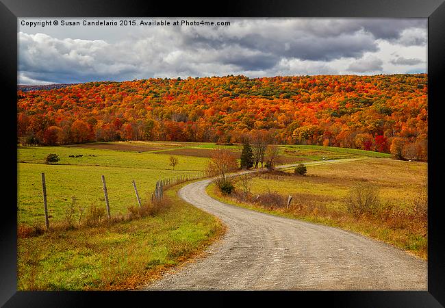 New Paltz Hudson Valley NY Framed Print by Susan Candelario