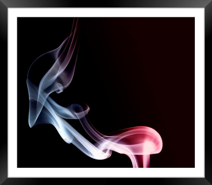 Up in smoke Framed Mounted Print by Jonathan Thirkell