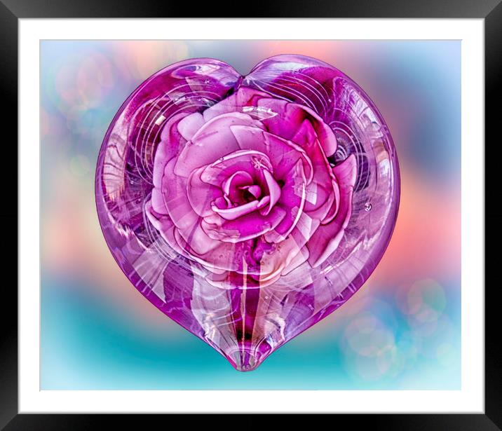 Love is in the air Framed Mounted Print by Jonathan Thirkell
