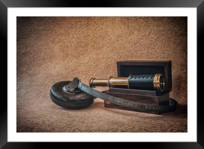 Vintage Tools Framed Mounted Print by Jonathan Thirkell
