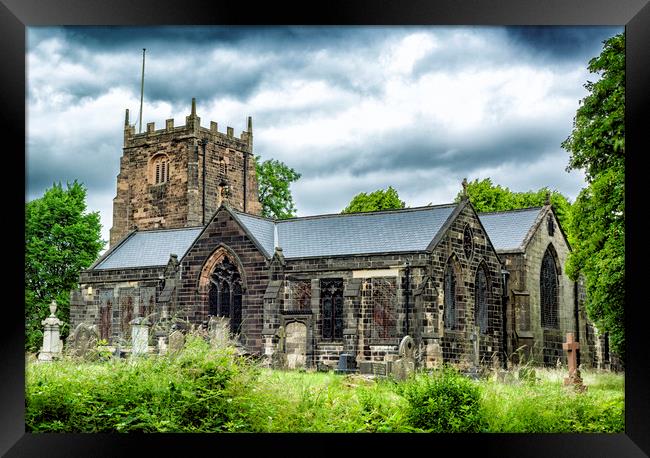 The OldParish Church Framed Print by Jonathan Thirkell