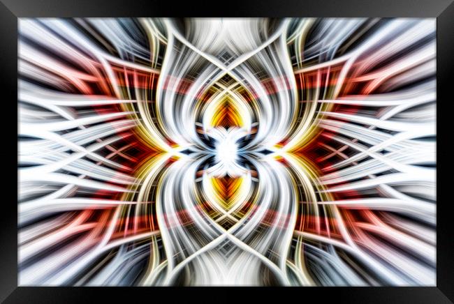 Torch 1 inspired abstact digital art Framed Print by Jonathan Thirkell