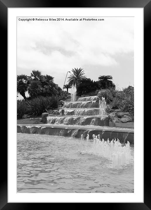  Fountain of Dreams Framed Mounted Print by Rebecca Giles
