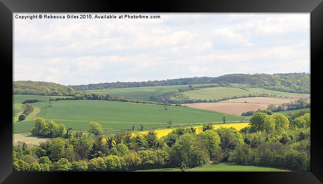  Enysford Framed Print by Rebecca Giles