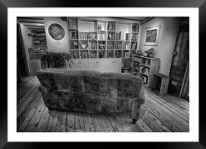 The Room in HDR Framed Mounted Print by Jay Lethbridge